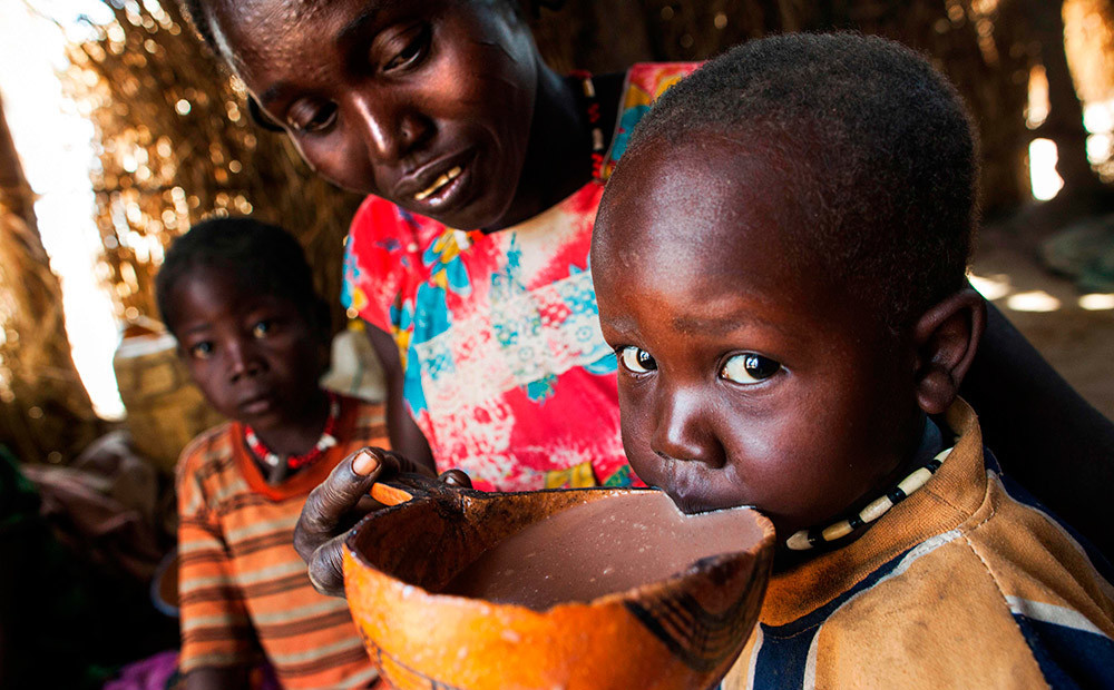 Izsalkušo cilvēku skaits pasaulē sasniedzis 821 miljonu