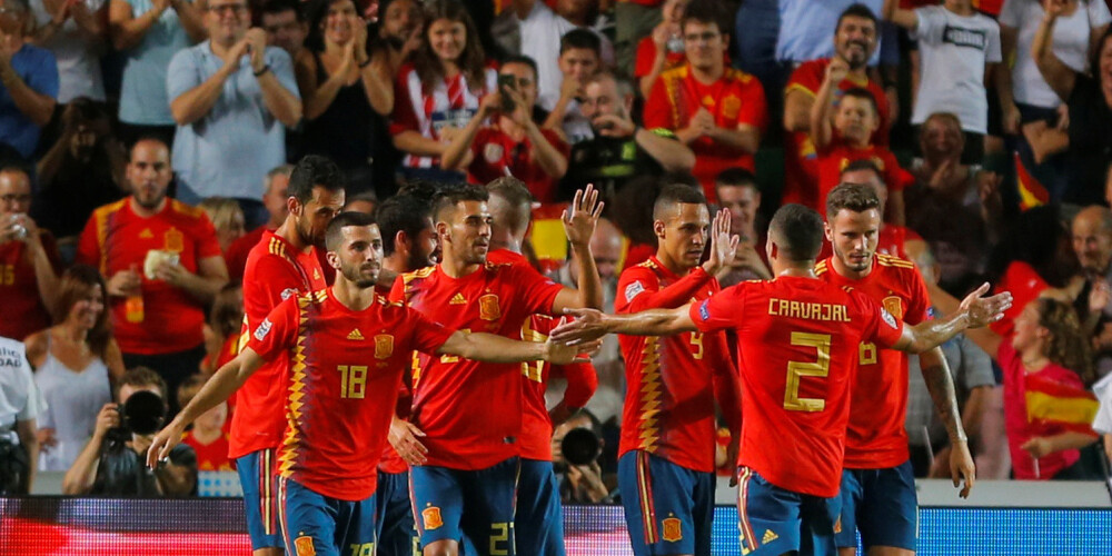 Spānijas futbolisti UEFA Nāciju līgas spēlē sagrauj pasaules vicečempioni Horvātiju