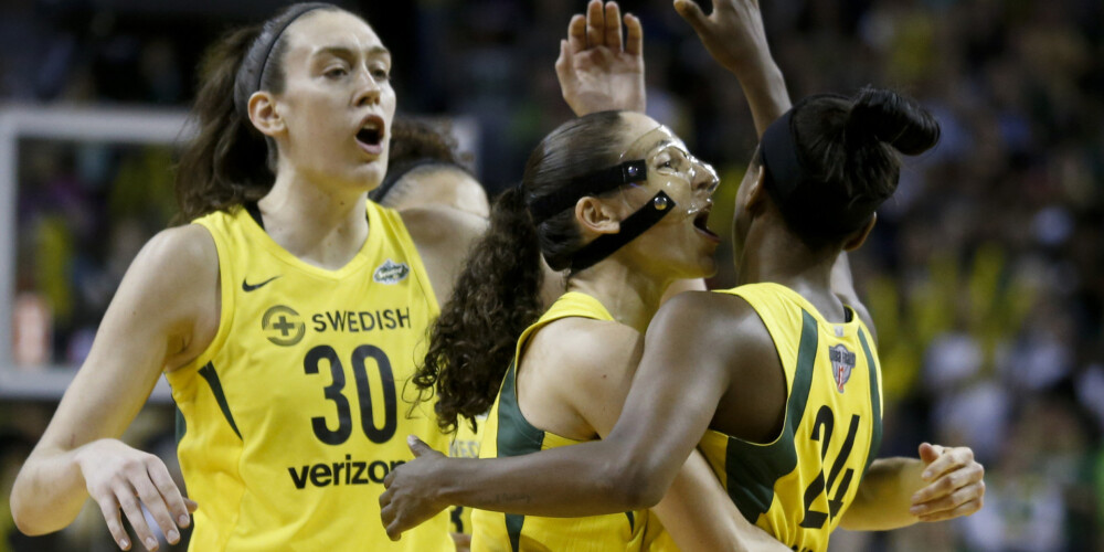 Sietlas "Storm" basketbolistes ar trim ASV izlases kandidātēm sastāvā kļūst par WNBA čempionēm