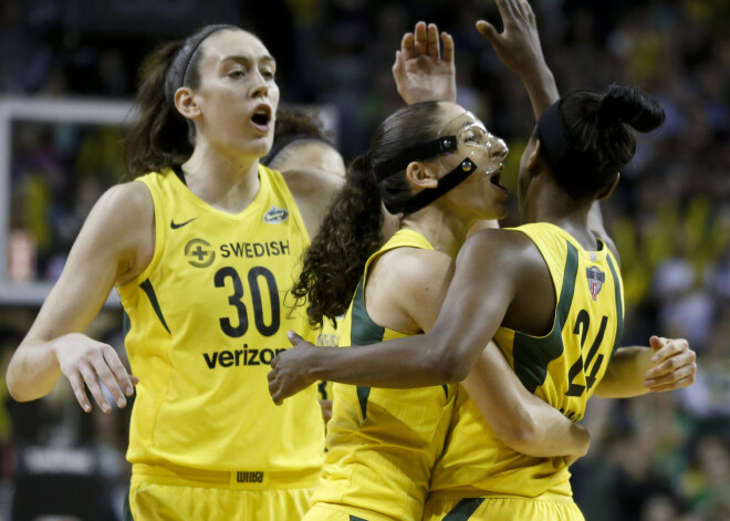 Sietlas "Storm" basketbolistes ar trim ASV izlases kandidātēm sastāvā kļūst par WNBA čempionēm