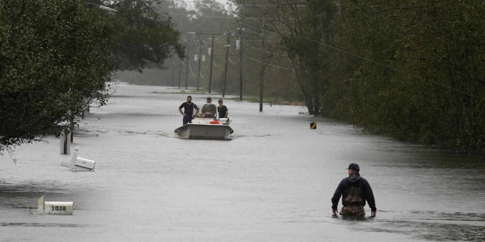 ASV varas iestādes brīdina: viesuļvētra "Florensa" draud izraisīt postošus plūdus