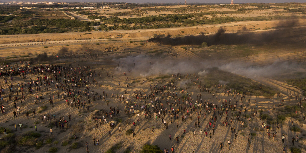 Pēc Izraēlas gaisa uzlidojuma Gazas joslā atrasti divi miruši cilvēki