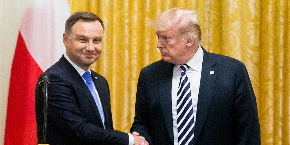 Tramps: "Polija piedāvā divus miljardus dolāru pastāvīgas ASV bāzes izvietošanai"