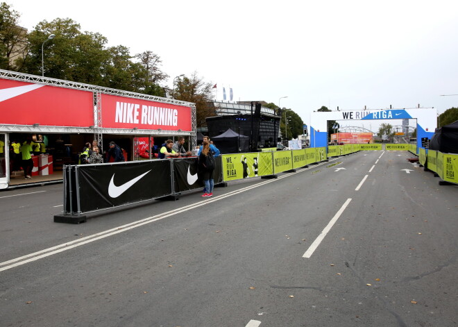 Сегодня на время забега "We run Riga" закрывается набережная 11 ноября