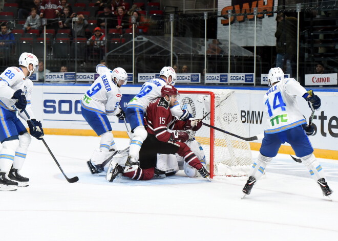 Rīgas "Dinamo" melnā sestdiena: ļoti sāpīgs zaudējums Astanas "Baris" hokejistiem