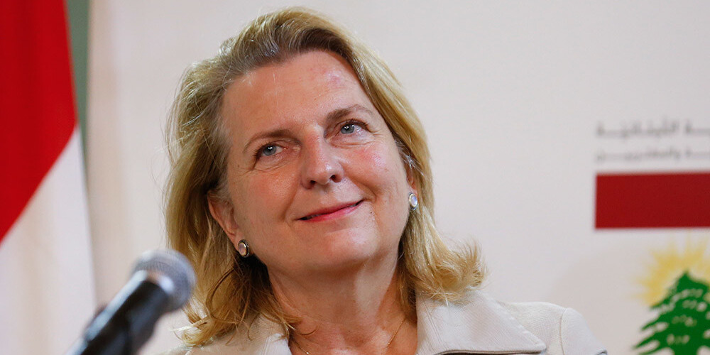 Austrijas ārlietu ministre atbalsta Sīrijas bēgļu atgriešanos