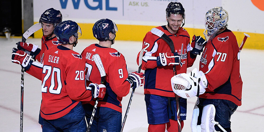 "Capitals" jauno NHL sezonu sāk ar ātri gūtiem vārtiem un graujošu uzvaru