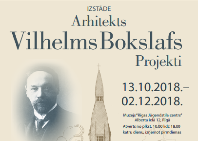 Arhitekta Vilhelma Bokslafa 160. dzimšanas diena