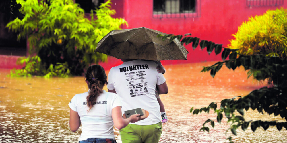 Plūdu dēļ Kostarikā evakuēti teju 1000 cilvēku