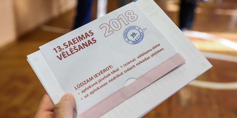 Latvija ir nobalsojusi: "exit poll" aptaujas dati liecina - 13. Saeimā iekļūs septiņi politiskie spēki. Teksta tiešraide