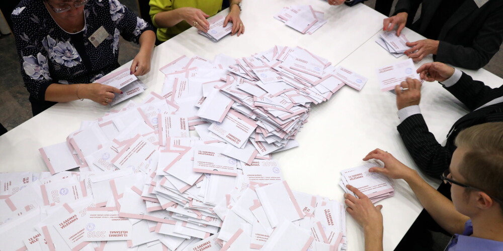 Первые результаты выборов: больше всего голосов набрали "Согласие", "KPV LV", СЗК, НКП, ВЛ-ТБ/ДННЛ