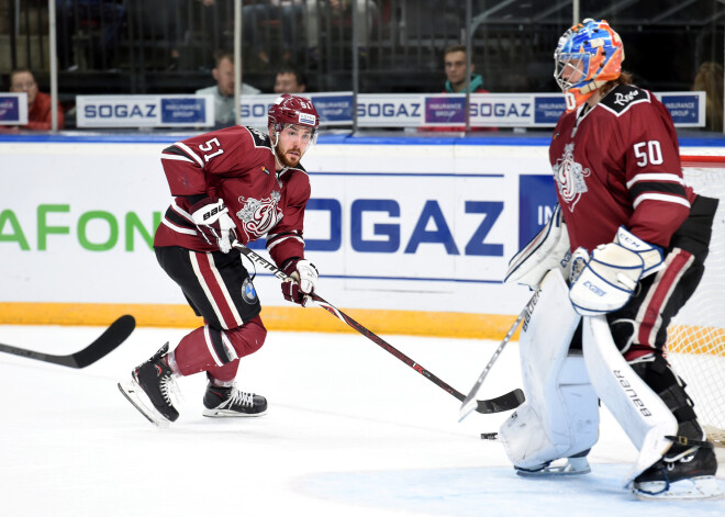 Rīgas "Dinamo" piedzīvo piekto zaudējumu pēc kārtas KHL regulārajā čempionātā