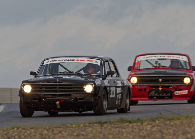 Retro sacīkstes Maskavā: latviešiem divas godalgotas vietas