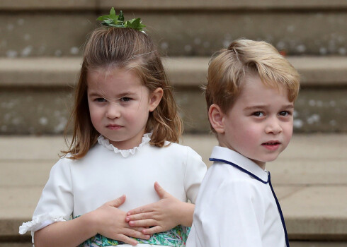 Prinča Viljama un hercogienes Ketrīnas atvases - princese Šarlote un princis Džordžs.