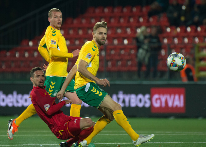 Lietuva zaudē vietu UEFA Nāciju līgas C divīzijā