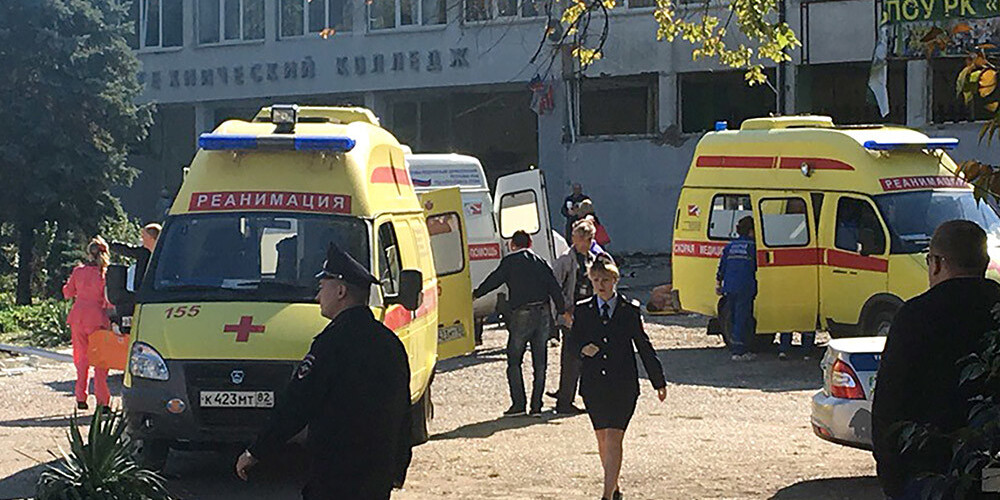 Asiņaino slaktiņu Krimas koledžā sarīkojis tās audzēknis, kurš pēc tam nošāvies
