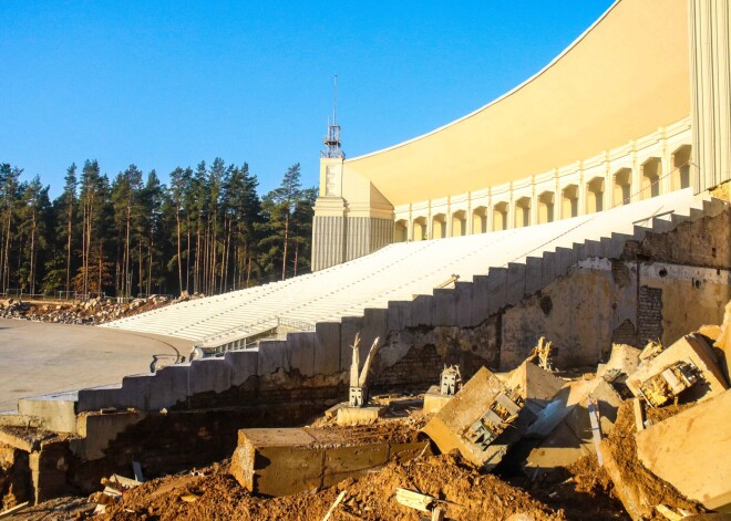 Mežaparka Lielā estrāde tiks pilnībā pabeigta līdz 2020. gada 18. jūnijam