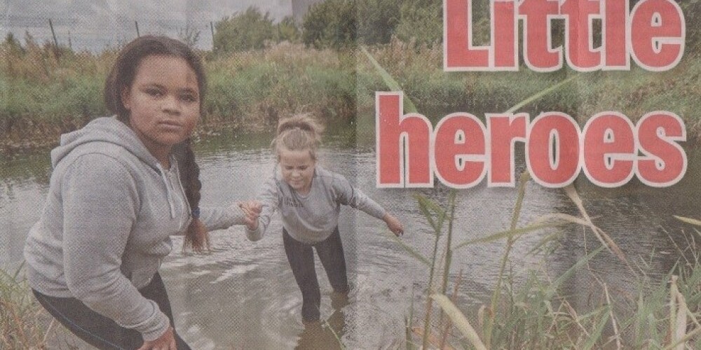 12 gadus vecu latviešu meiteni Īrijā apbalvo ar īpašu medaļu par varonību