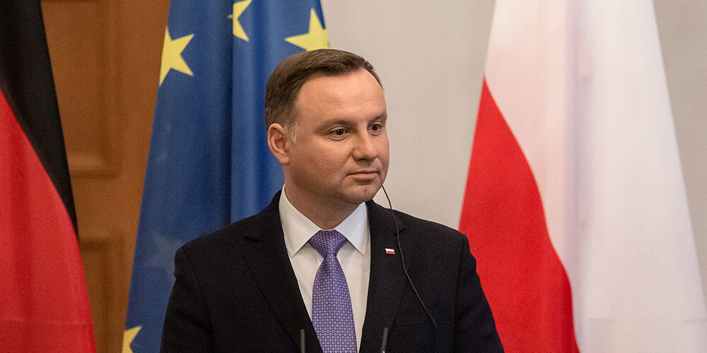 Polijas prezidents Berlīnē apspriedīs "Nord Stream 2" un domstarpības ar ES