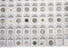 Izsolē izlikts unikāls Latvijas monētu komplekts