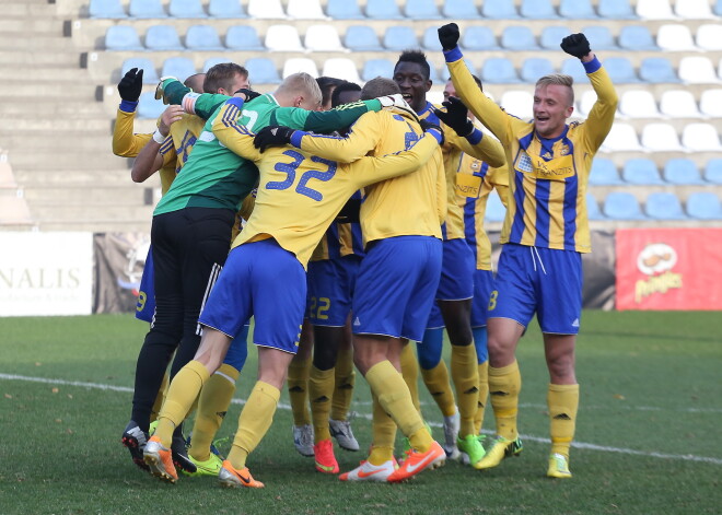  "Ventspils" futbolisti pēdējā kārtā nodrošina Latvijas vicečempionu godu