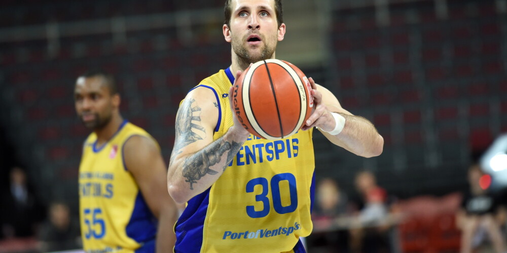 "Ventspils" basketbolisti FIBA Čempionu līgas mačā atzīst "Ņižņij Novgorod" pārākumu