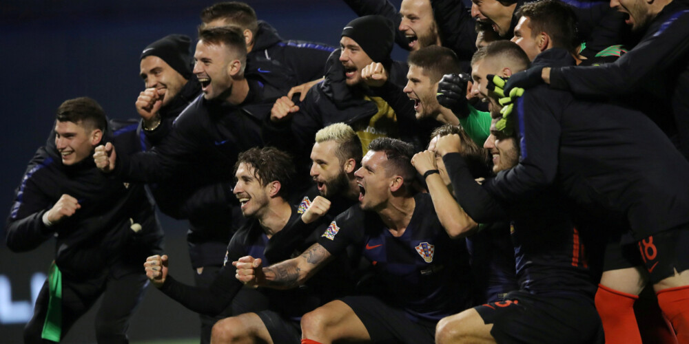 Horvāti revanšējas Spānijai par sakāvi iepriekšējā Nāciju līgas spēlē