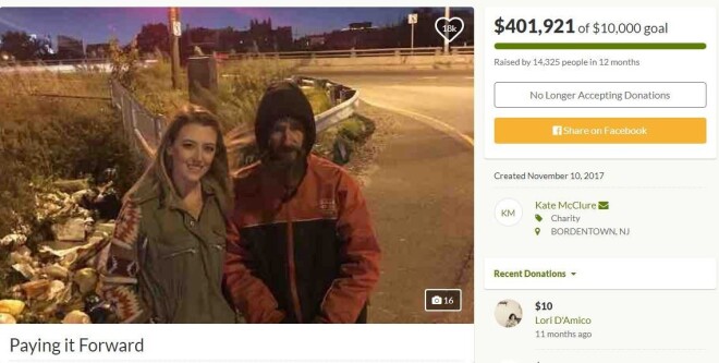 Ieraksts GoFundMe.com.