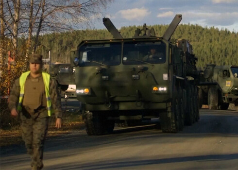 Militārā tehnika Somijā piedalās NATO manevros "Trident Juncture 18".