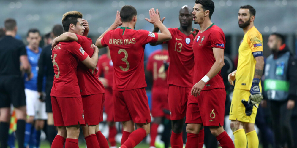 Portugāļi pat bez Ronaldu kā pirmie kvalificiējas UEFA Nāciju līgas finālsacensībām