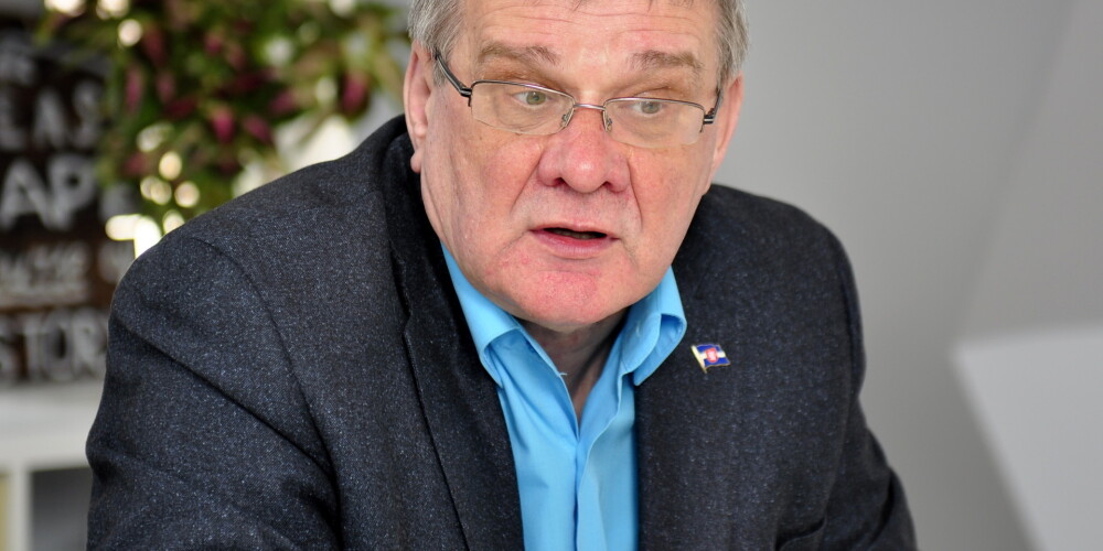 Latgales partijas priekšsēdētājs Jānis Lāčplēsis.