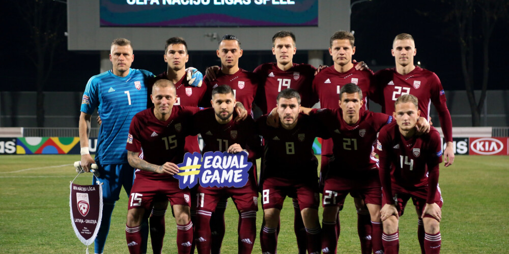 Latvijas futbola izlase FIFA rangā saglabā 132. pozīciju