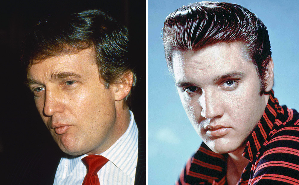 Donalds Tramps apgalvo, ka jaunībā vizuālās līdzības dēļ salīdzināts ar Elvisu Presliju