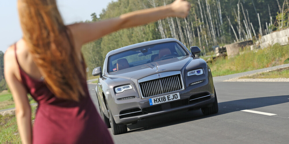 Piedāvājums, no kāda neatsakās: testējam "Rolls-Royce Wraith Luminary"