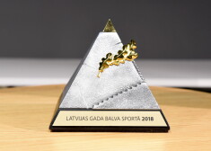 Notiek preses konference, kurā paziņo "Latvijas Gada balva sportā 2018" nominantus un balvas par mūža ieguldījumu saņēmēju.