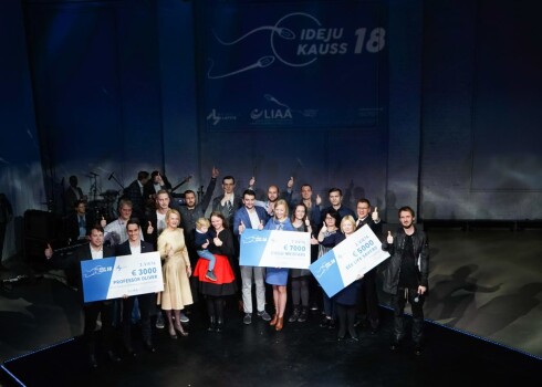 Biznesa ideju konkursā "Ideju kauss 2018" šogad uzvarējusi ideja par mākslas darba izveidi no diegiem.