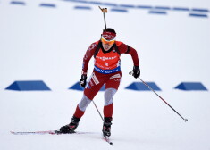 Biatloniste Baiba Bendika.