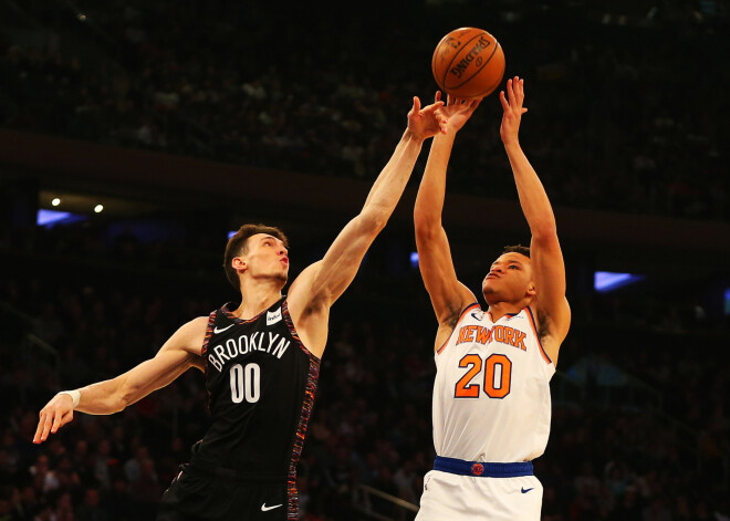 Rodions Kurucs paliek bez punktiem "Nets" uzvarā pār "Knicks"