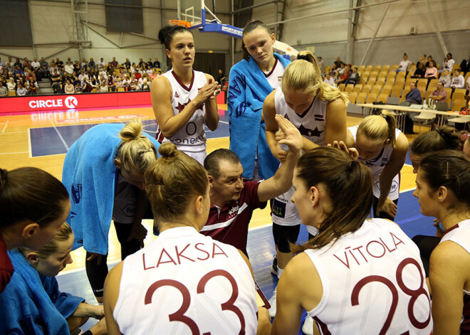 Latvijas sieviešu basketbola izlase pirms EČ izlozes iekļauta otrajā grozā