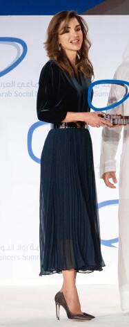 Jordānijas karaliene Ranja.