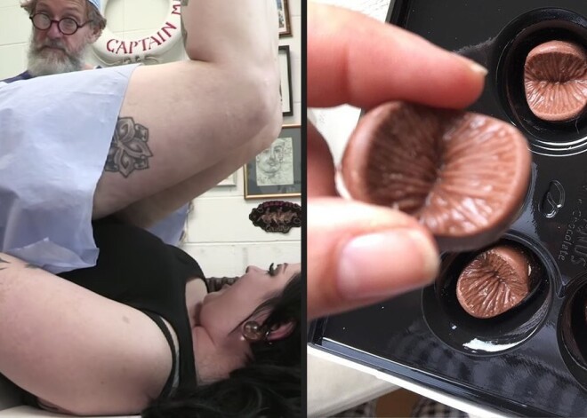 Компания делает шоколадные конфеты из анусов своих клиентов!