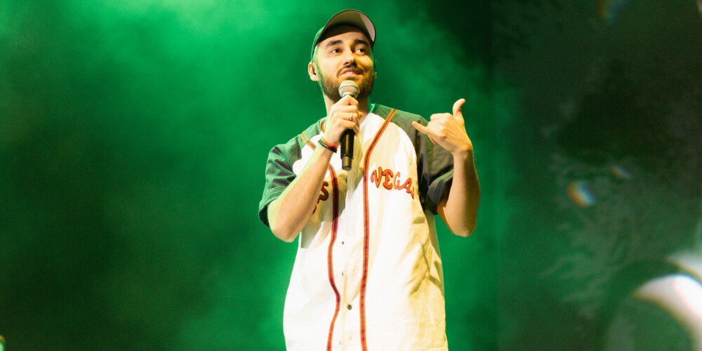 Фоторепортаж: рэпер Мот выступил в Риге и пришел в восторг от публики
