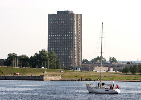 Skats uz Preses namu.