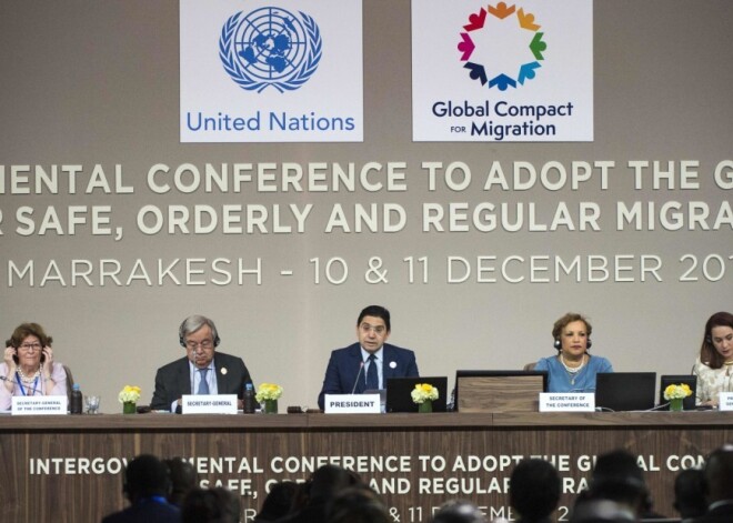 ANO Ģenerālā asambleja atbalsta Globālo migrācijas paktu