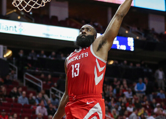 "Rockets" uzvarā pār "Wizards" sasniedz jaunu NBA tālmetienu rekordu