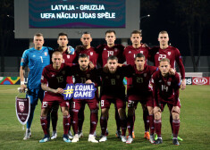 Latvijas futbola izlases sākumsastāvs pirms UEFA Nāciju līgas spēles pret Gruziju.