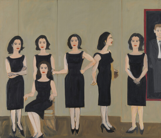 Alex Katz, The Black Dress, 1960 Bayerische Staatsgemäldesammlungen, Museum Brandhorst, Munich