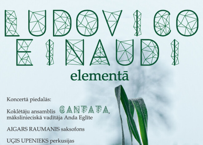 Koklētāju ansamblis “Cantata” aicina uz unikālu koncertprogrammu “Ludovico Einaudi elementā”