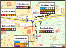 Jūrmalas gatves un Dzirciema ielas krustojuma apkaimē tiks veiktas izmaiņas sabiedriskā transporta pieturvietu izkārtojumā