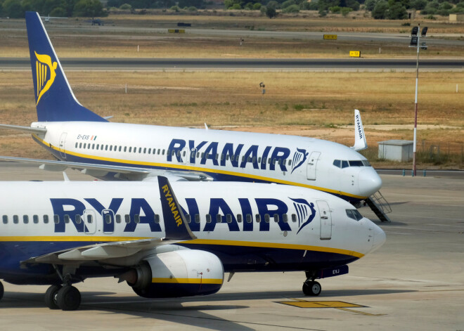 "Ryanair" pērn pārvadājis rekordlielu pasažieru skaitu, neskatoties uz darbinieku streikiem